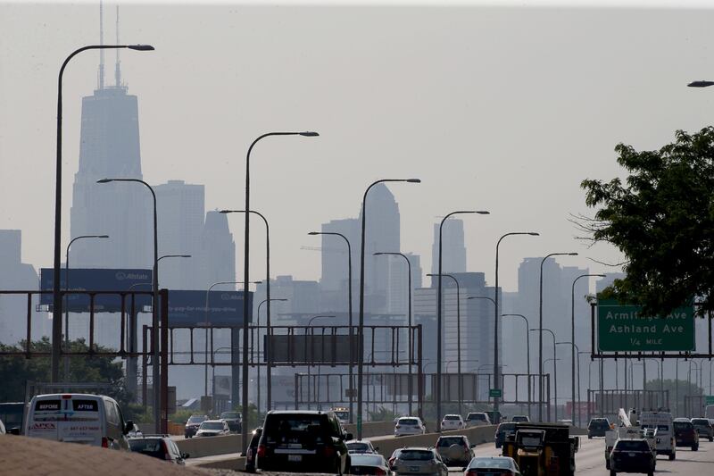 A view of the Chicago skyline. Chicago Tribune / Getty