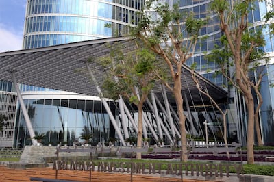 The Adia office building in Abu Dhabi. Delores Johnson / The National