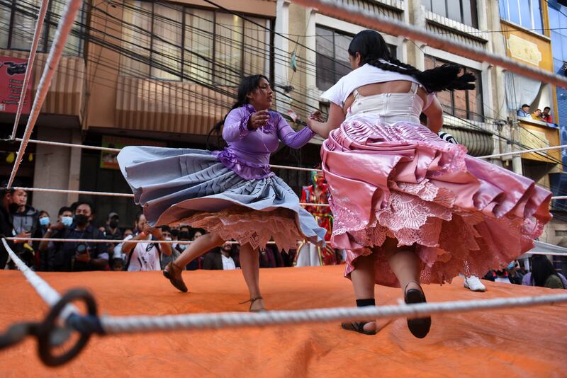 The term cholita comes from a pejorative Spanish term for an indigenous person. It has been reclaimed and used proudly by Bolivia's indigenous population. Reuters