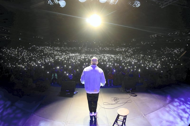 JO KOY - JUST KIDDING WORLD TOUR at Dubai's Coca-Cola Arena. courtesy: Coca-Cola Arena.
