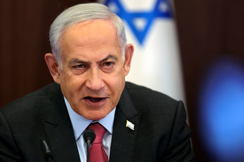 Israeli Prime Minister Benjamin Netanyahu. AP