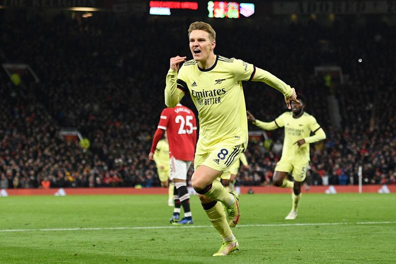 Martin Odegaard - 5: Up and down game for the Norwegian, scoring the second goal with a brilliant finish, but then giving away a penalty with a clumsy challenge on Fred in the box. AFP