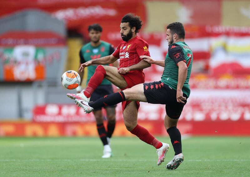 Mohamed Salah – 6, Some way short of his best, but still good enough to provide a cute assist for Curtis Jones’ goal near the end. Reuters