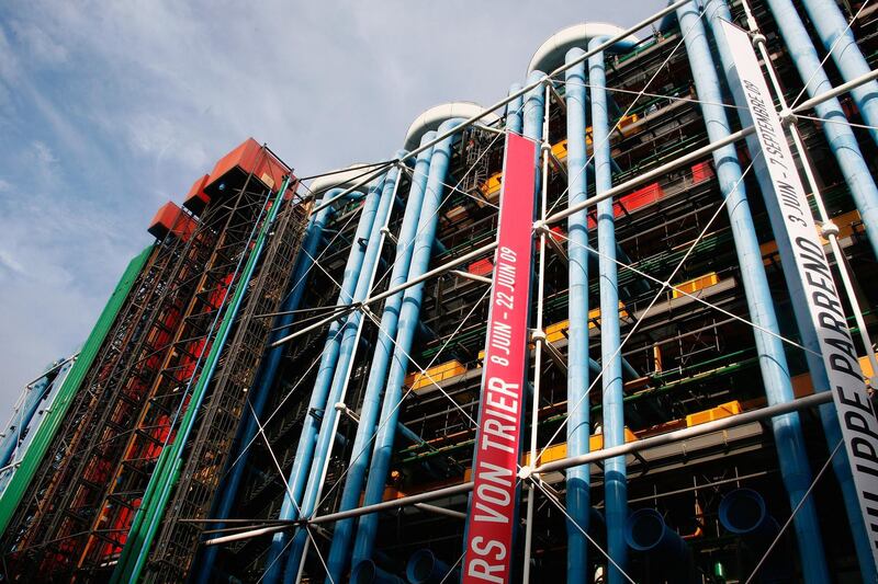 PARIS - JUNE 07:  General view of the Georges Pompidou center on June 7, 2009 in Paris, France. Obama and his family were enjoying a day of sightseeing in Paris, after attending the international ceremony to commemorate the 65th anniversary of the D-Day landings yesterday (Photo by Julien M. Hekimian/Getty Images)