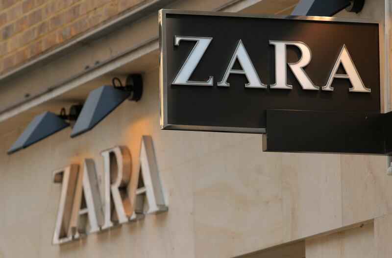 Zara is the second most-searched-for fashion brand this year. PA Media