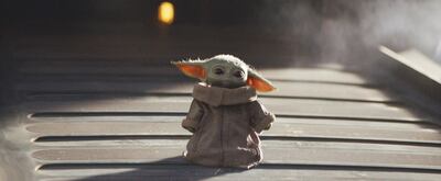 Baby Yoda in The Mandalorian. Courtesy Disney+
