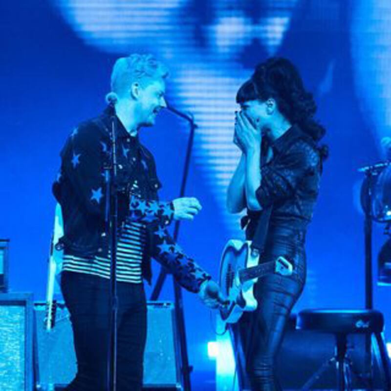 Jack White and Olivia Jean married in an impromptu ceremony onstage in Detroit in April. Photo: Jack White / Instagram