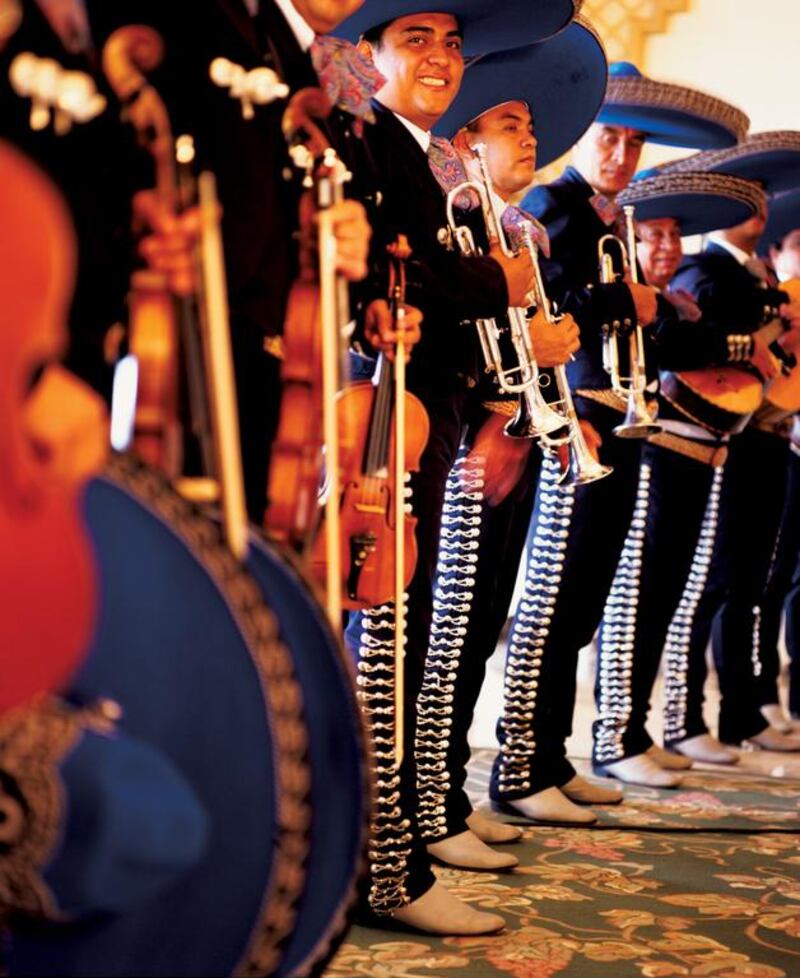 A Mariachi band prepares for Cinco de Mayo celebration at at The Ritz-Carlton Abu Dhabi on May 5th (Courtesy: The Ritz-Carlton Abu Dhabi, Grand Canal)