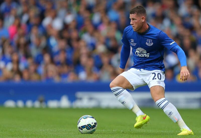 Ross Barkley is Everton now but transfer window talk has him a target of Manchester City, where he and his Everton teammates will visit on Saturday in the English Premier League. Dave Thompson / Getty Images