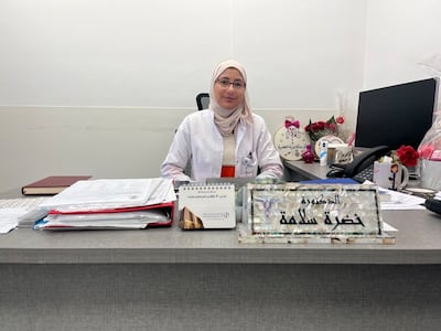 Dr Khadra Hasan Salami, a paediatric oncologist treating Gazan children. Thomas Helm / The National