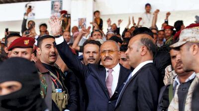 Ali Abdullah Saleh paid with his life for his decision to break an alliance of convenience with his former foes. Mohammed Huwais / AFP