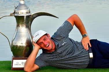 Bryson Dechambeau made tournament history back in January by shooting the Omega Dubai Desert Classic's lowest score - 24-under par -  to seal a seven-shot victory. AFP