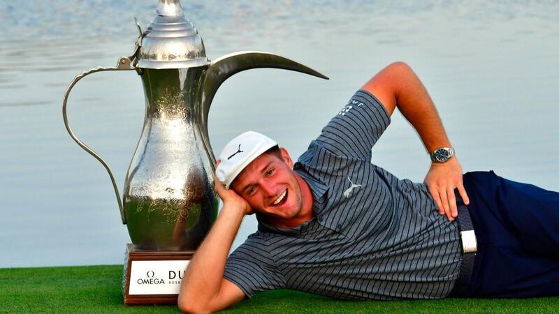 Bryson Dechambeau made tournament history back in January by shooting the Omega Dubai Desert Classic's lowest score - 24-under par -  to seal a seven-shot victory. AFP