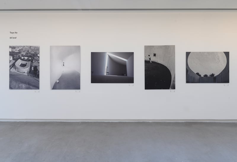 Photographs of Toyo Ito’s White U. Photo: Sharjah Art Foundation