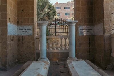 Reopening of a newly renovated Karaite Jewish cemetery in Basatin, Cairo, Egypt. Mahmoud Nasr / The National