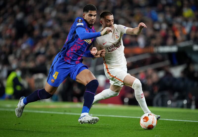 Ronald Araujo 5. Described as one of the best defenders in the world by manager Xavi before the game. He wasn’t against Galatasaray, where he passed the ball to opponents three times and was taken off at half time. Getty Images