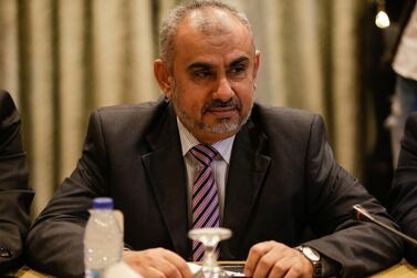 Hadi Haig, representative of the Government of Yemen, looks on during a meeting with members of the Houthi delegation, in Amman, Jordan, 05 February 2019. EPA