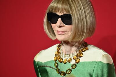 Anna Wintour is the longtime editor of Vogue. AFP