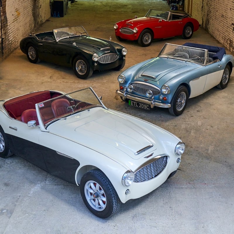 All-electric restored Austin Healey BJ8 cars, price on request, Revival Autos