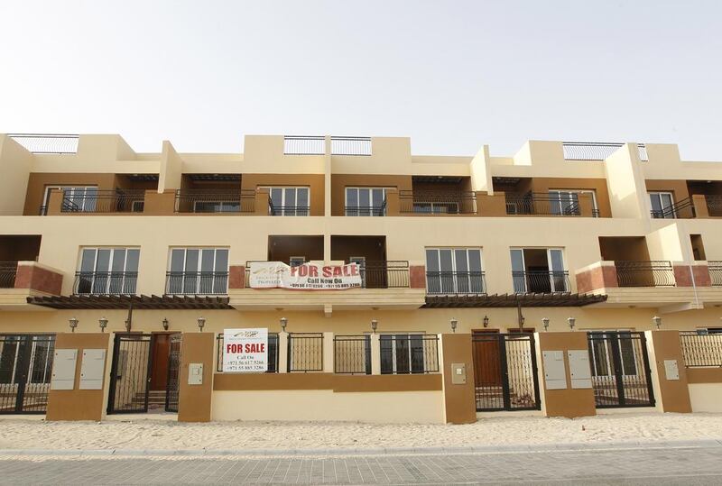 Dubai property prices and rents have steadied in the past year but are still 50 per cent higher than two years ago, according to estate agent Cluttons. Jeffrey E Biteng / The National