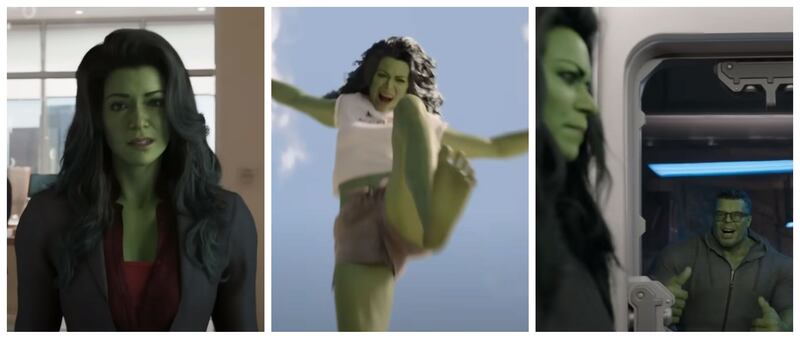 Tatiana Maslany brings Jennifer Walters aka She-Hulk to life in the upcoming nine-part series. Photo: Marvel / Disney