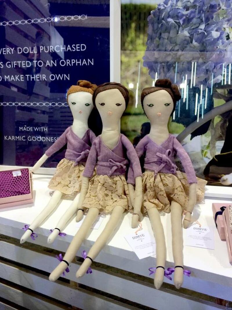 Dumyé Dolls’s fashionable rag dolls. Rebecca McLaughlin-Duane / The National