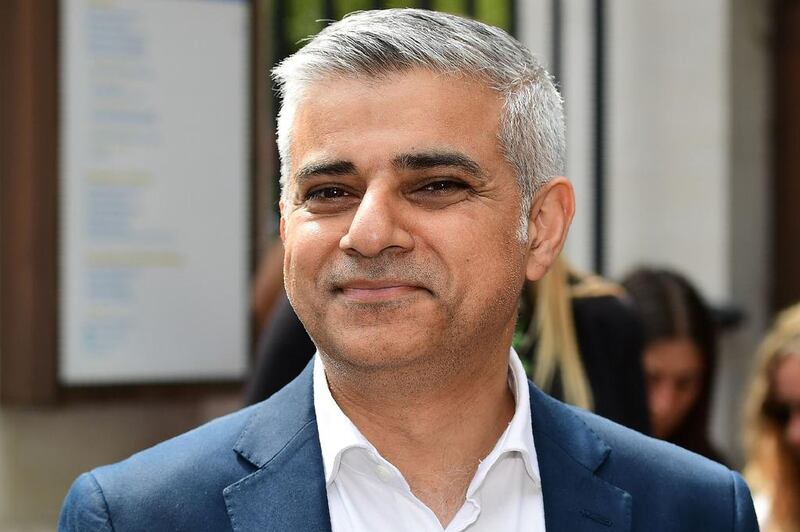 New London mayor Sadiq Khan. Leon Neal / AFP