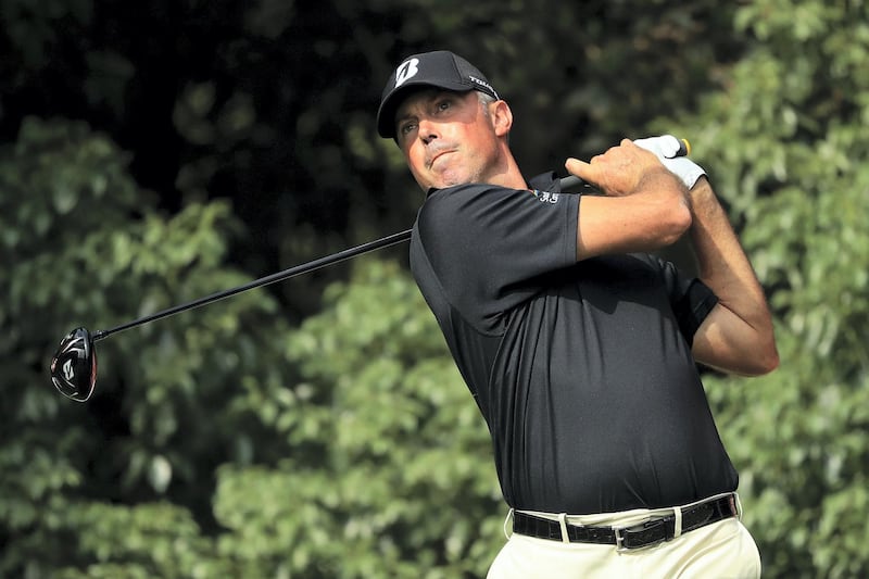 SHANGHAI, CHINA - OCTOBER 26:  Matt Kuchar of the United States plays his shot from the second tee during the first round of the WGC - HSBC Champions at Sheshan International Golf Club on October 26, 2017 in Shanghai, China.  (Photo by Andrew Redington/Getty Images)