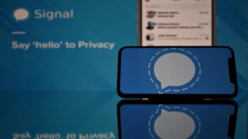 Signal is an independent non-profit encrypted messaging service. AFP