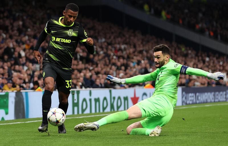 TOTTENHAM RATINGS: Hugo Lloris – 5. The Frenchman should have done better when faced with Edwards’ low shot, having had sight on it from distance. Later, he abandoned his goal to keep Gomes out but luckily the Sporting player was offside. Getty Images