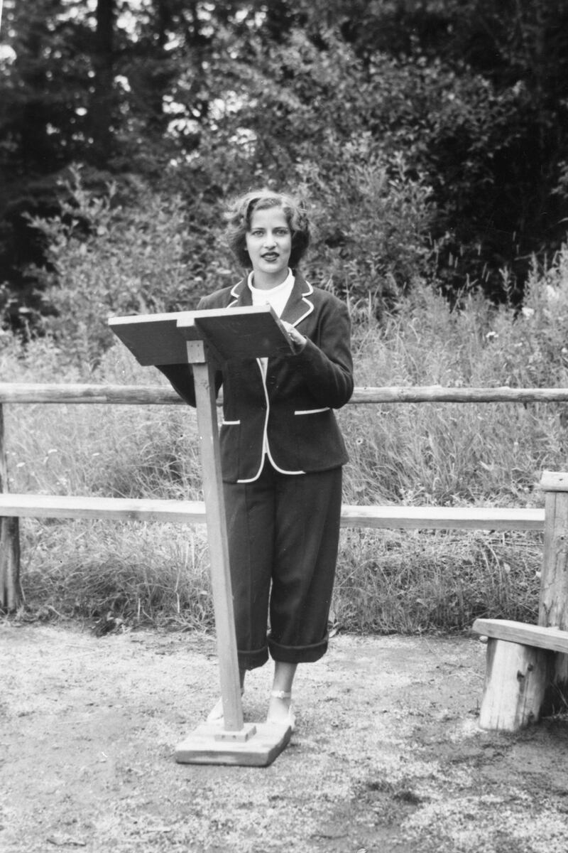 Ruth Bader in 1948. Collection of the Supreme Court of the United States via AP