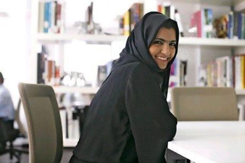 Nada Salem Al Qassimi, the head of two12 Communications, says an Emirati flavour is present in any element of her work. Lee Hoagland / The National