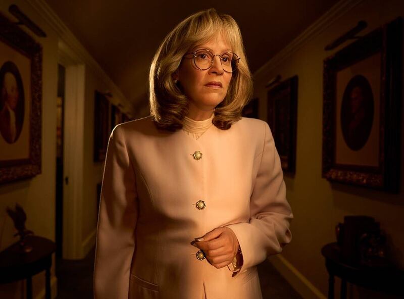 Sarah Poulson as Linda Tripp in 'Impeachment: American Crime Story'. Photo: FX