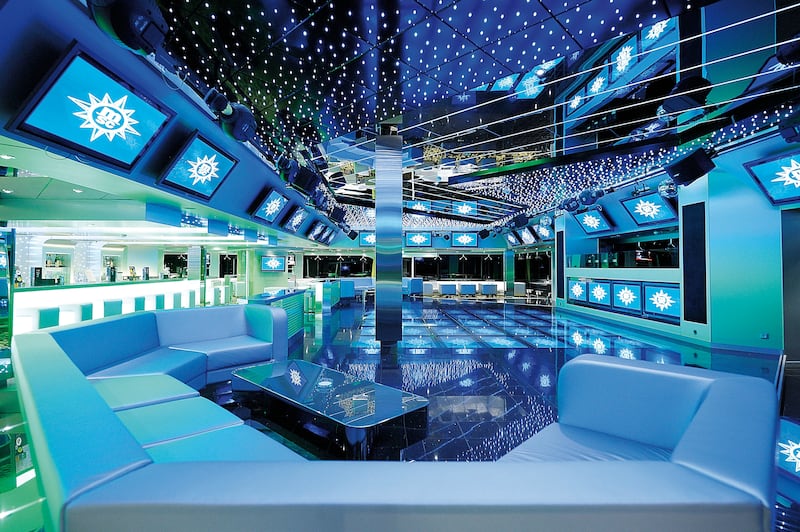 The S32 Disco on the 'MSC Poesia' can accommodate up to 172 guests. Photo: MSC Cruises