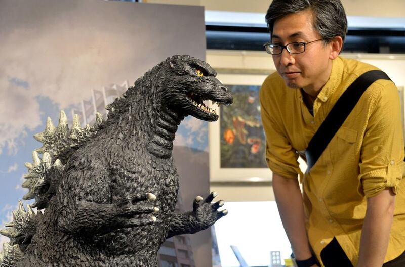 Japanese fans of Godzilla say the newly-unveiled monster, set to star in a Hollywood reboot of the post-war classic, is too fat and has been super-sized by a country used to large portions. AFP 

