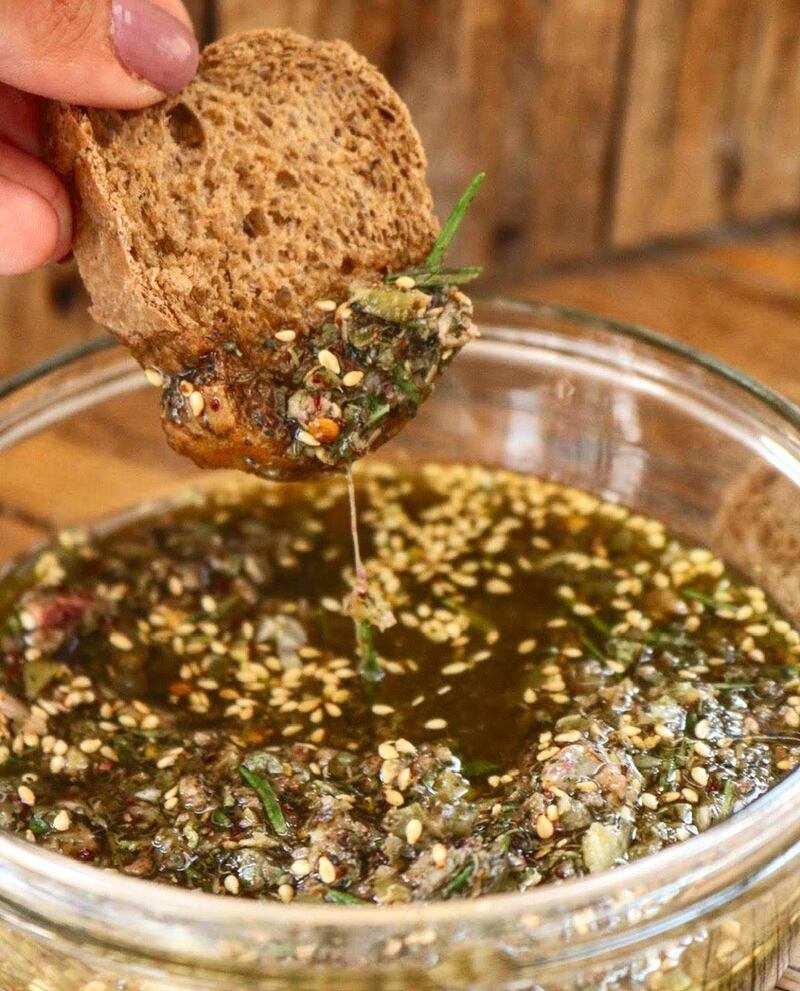 Zaatar dip. Courtesy Sara Assi