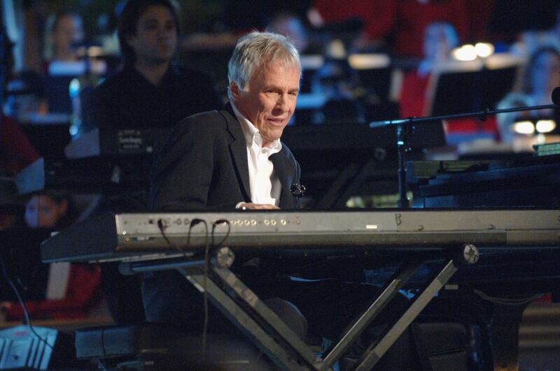 Bacharach performs at the Hollywood Christmas Celebration from The Grove in Los Angeles. Getty / AFP