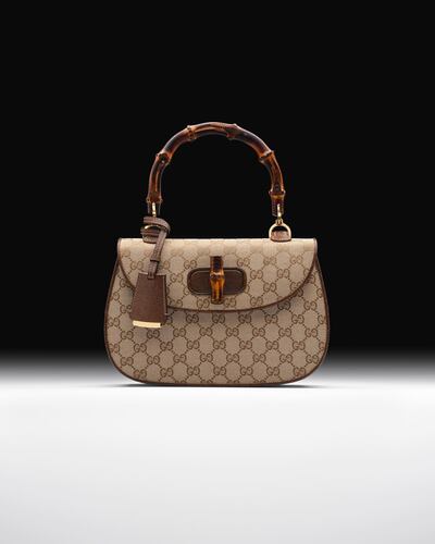 One of the vintage Gucci Bamboo bags to be auctioned at Christie's. Photo: Christie's