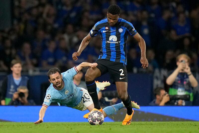 Denzel Dumfries - 5. Not at his attacking best on the night and was beaten on a number of occasions by Grealish in defence. Brought a good attacking move to an end with his indecisiveness in the first half. AP
