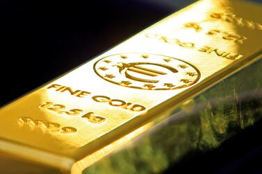 A gold bar carrying the Euro sign  The currency has taken a hit. Reuters