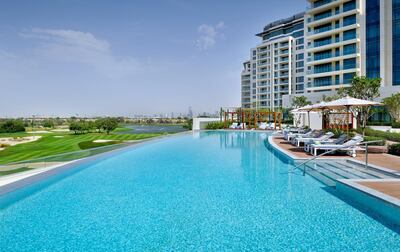Spend the day at Vida Emirates Hills and enjoy the golf course views. Courtesy Vida Emirates Hills