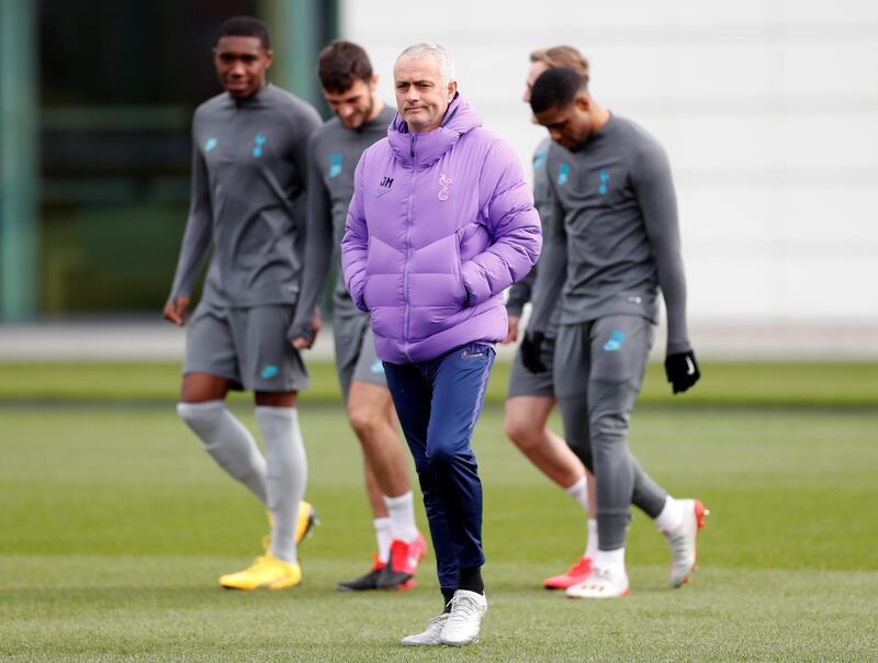 Tottenham Hotspur manager Jose Mourinho. Reuters