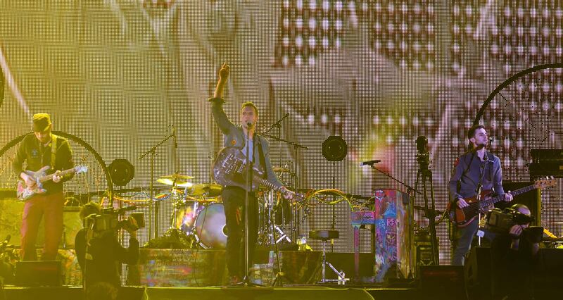 Coldplay was one of the highlights of the Volvo Ocean Race in Abu Dhabi on New Year's Eve 2011.