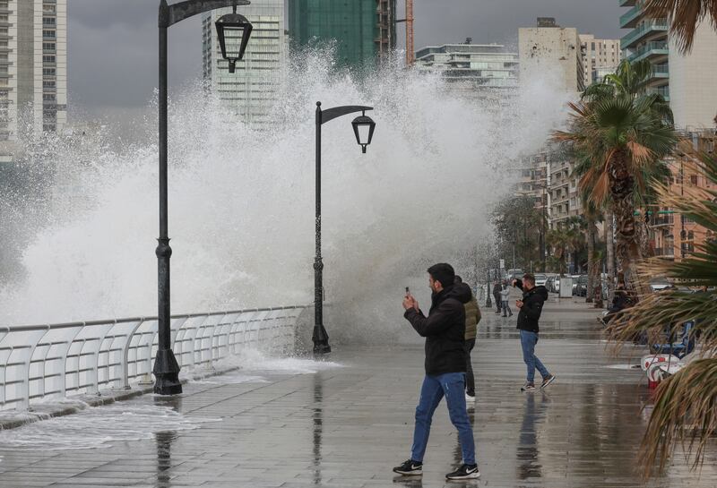 Wave to the camera, in Beirut. Reuters