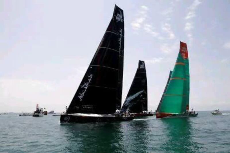 Abu Dhabi Ocean Racing's Azzam bagged a third in-port race.