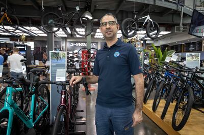 Interview with Sam Sayadan, co-founder of TheCycle Hub Shop.
Antonie Robertson/The National
