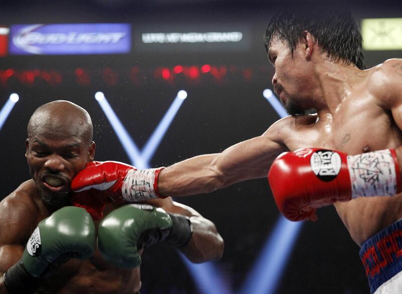 Pacquiao was out to avenge his defeat to Bradley nearly two years ago following a controversial decision. Steve Marcus / Reuters