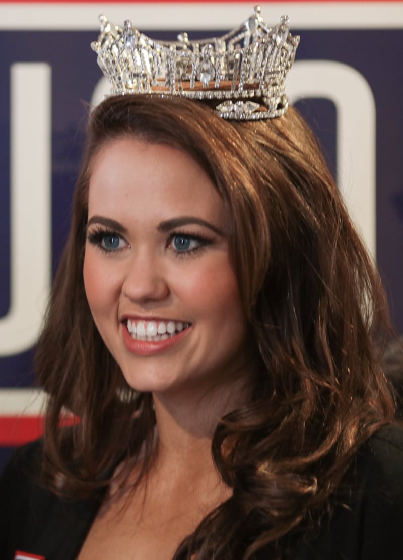 Ms Mund won Miss North Dakota, while supporting an increase in the number of women elected to political office. Photo: Fort George G Meade Public Affairs Office 