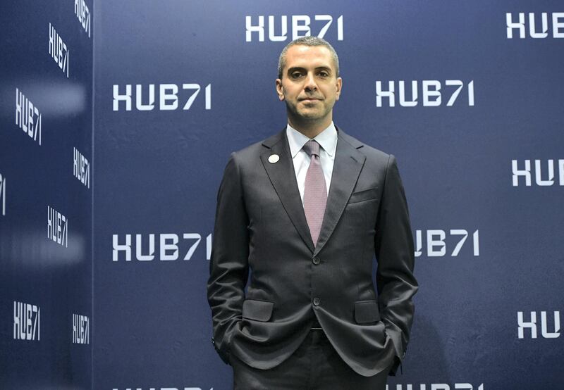 Abu Dhabi, United Arab Emirates - Ibrahim Ajami, Head of Mubadala Ventures at the launch of Hub71 at Rosewood Hotel, Al Maryah Island. Khushnum Bhandari for The National