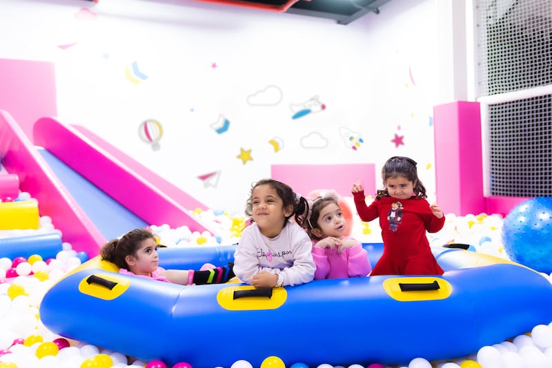 MiniBounce play area and trampoline park opened in Dubai this month. Photo: Bounce